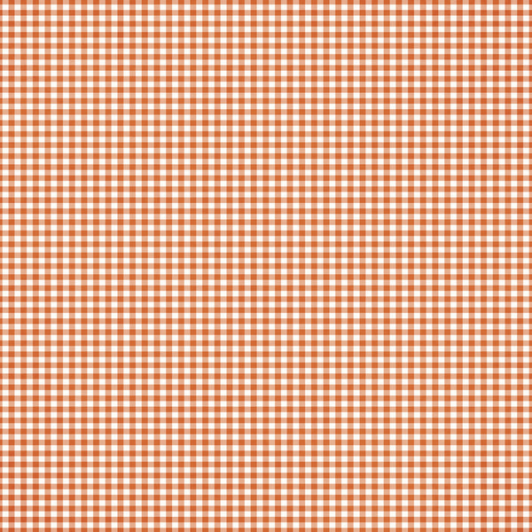 Orange and white checkered pattern