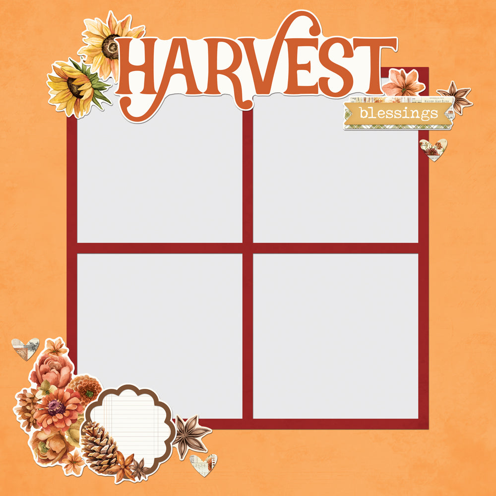 Simple Stories Simple Vintage AUTUMN BREEZE Page Pieces 22 pcs #25129