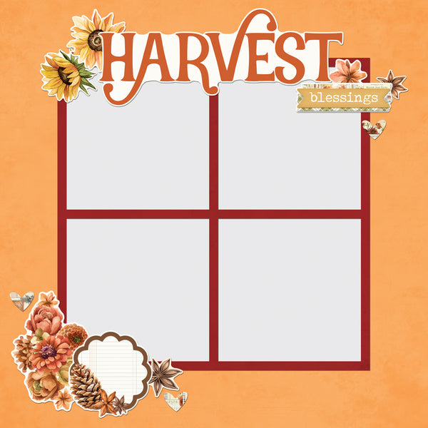 Simple Stories Simple Vintage AUTUMN BREEZE Page Pieces 22 pcs #25129