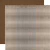 Brown and white checkered pattern