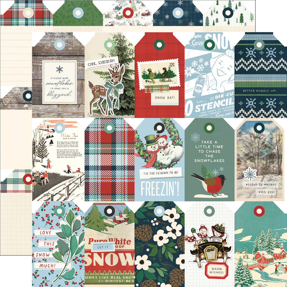 Simple Stories SIMPLE VINTAGE FLANNEL SEASON 12x12 Collection Kit  #25300