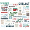 Simple Stories Vintage FLANNEL SEASON Sentiment Bits & Pieces EPHEMERA 49 pcs #25320