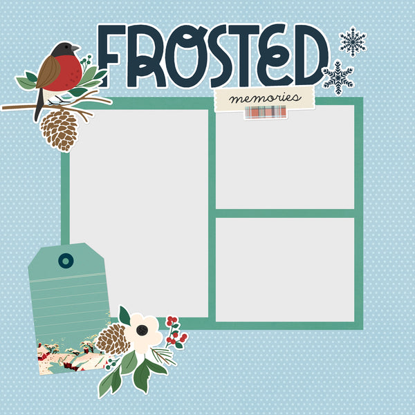 Simple Stories SIMPLE VINTAGE FLANNEL SEASON Christmas Card Kit #25327
