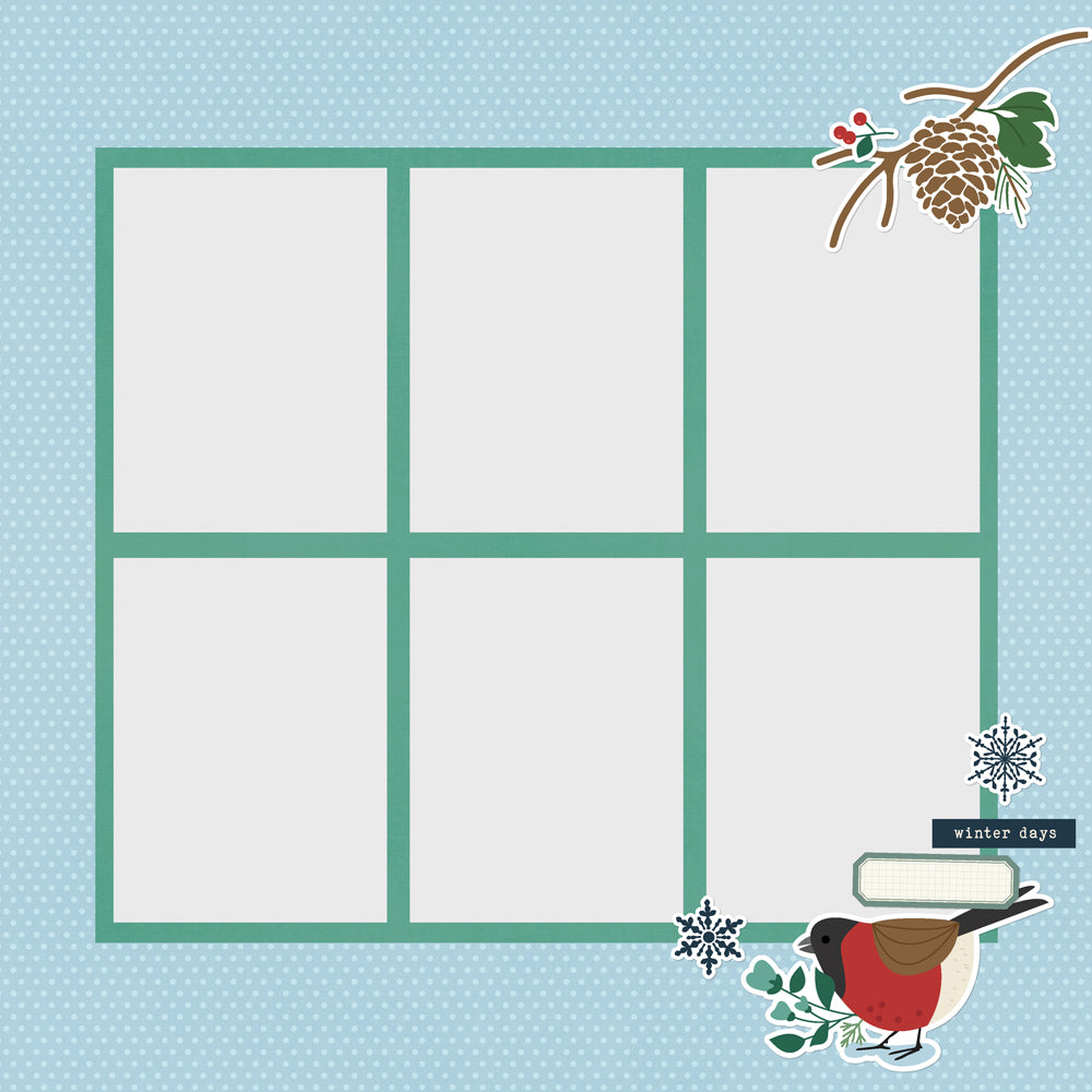 Simple Stories SIMPLE VINTAGE FLANNEL SEASON Christmas Card Kit #25327