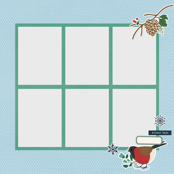 Simple Stories SIMPLE VINTAGE FLANNEL SEASON Christmas Card Kit #25327