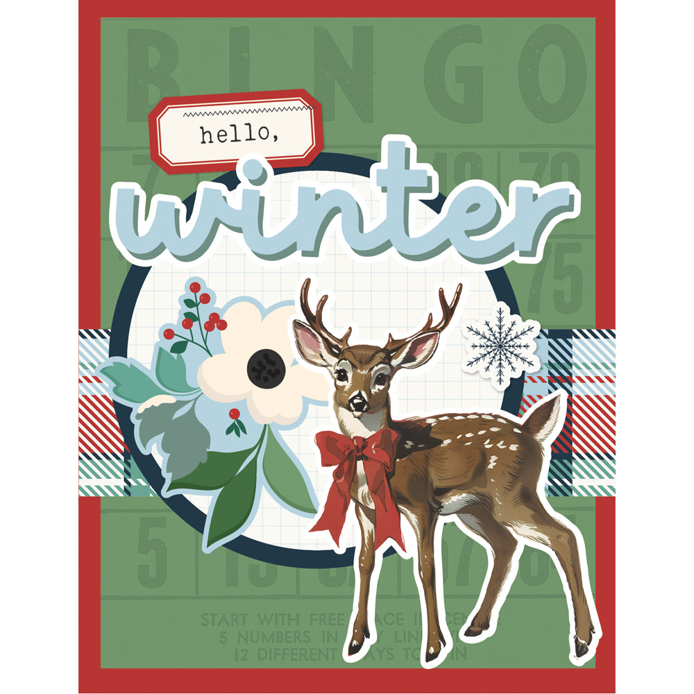 Simple Stories SIMPLE VINTAGE FLANNEL SEASON Christmas Card Kit #25327