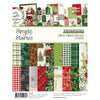 Packaging of Simple Stories Christmas-themed paper pad with various patterns and designs.