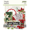 Collection of Christmas-themed scrapbooking elements with 'Simple Stories' branding.