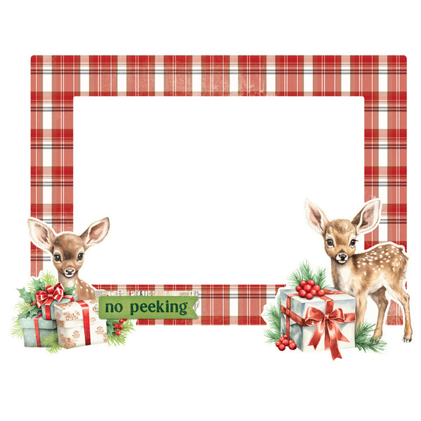 Simple Stories VINTAGE BELIEVE CHRISTMAS Chipboard Frames 6 pcs #25531