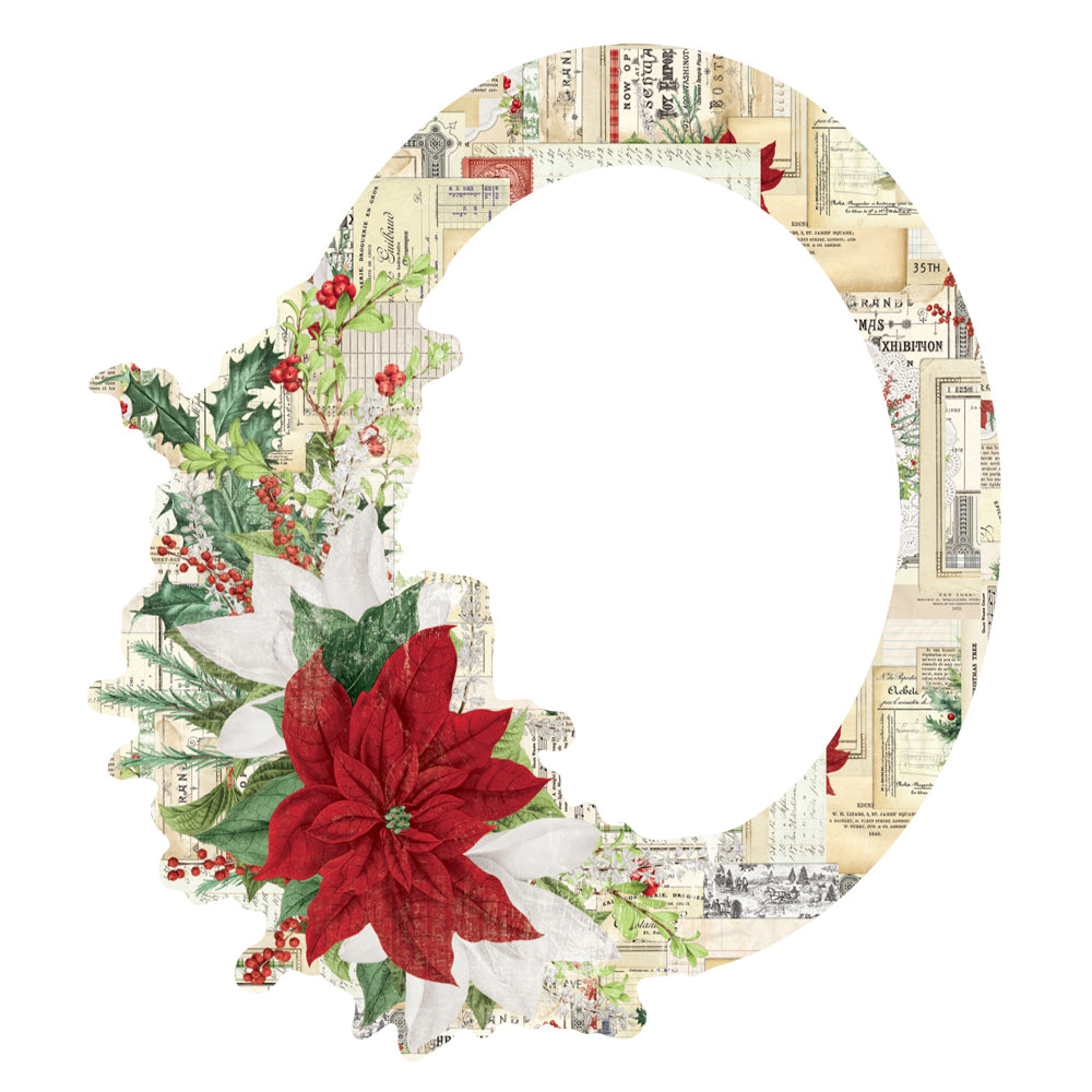 Simple Stories VINTAGE BELIEVE CHRISTMAS Chipboard Frames 6 pcs #25531
