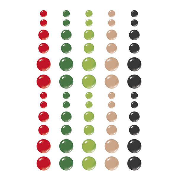 Simple Stories Simple Vintage BELIEVE Enamel Dots - 60 pcs #25535
