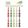 Simple Stories Simple Vintage BELIEVE Enamel Dots - 60 pcs #25535
