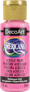 DecoArt BUBBLEGUM PINK Americana Acrylic Paint 2 oz. Bottle - #DA250