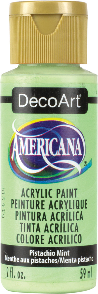 DecoArt PISTACHIO MINT Americana Acrylic Paint 2 oz. Bottle - #DA253