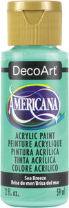 DecoArt SEA BREEZE Americana Acrylic Paint 2 oz. Bottle - #DA256