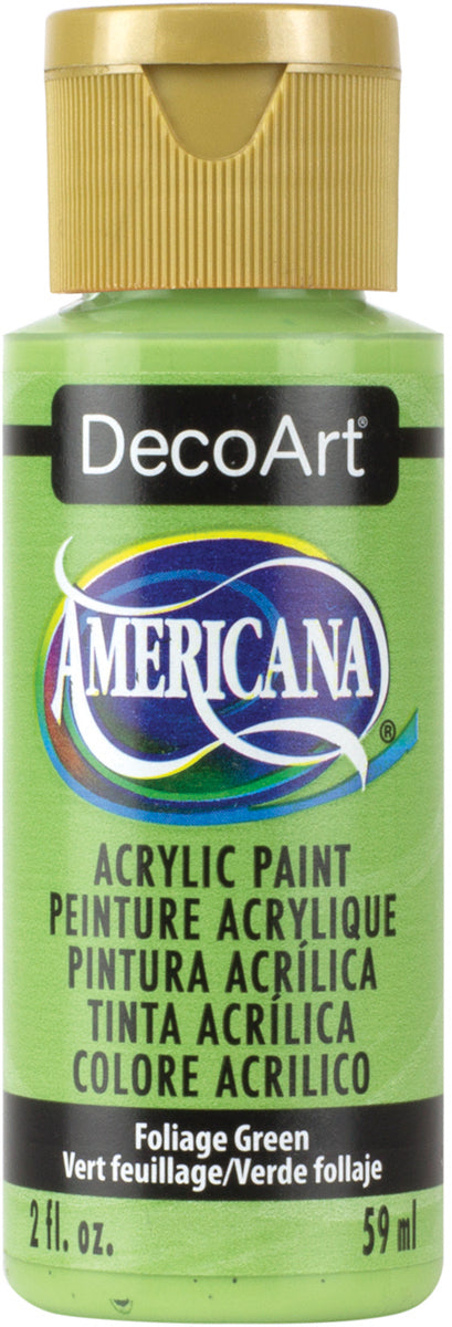 DecoArt FOLIAGE GREEN Americana Acrylic Paint 2 oz. Bottle - #DA269