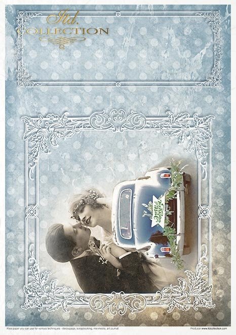 ITD Collection IN LOVE A4 Rice Paper Set 11 Sheets #RP016