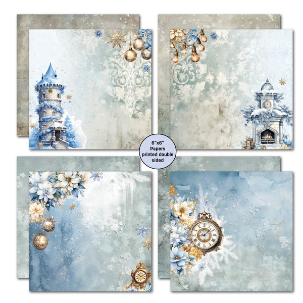 3Quarter Designs SNOWFLAKE SEASON 6x6 Paper Pack