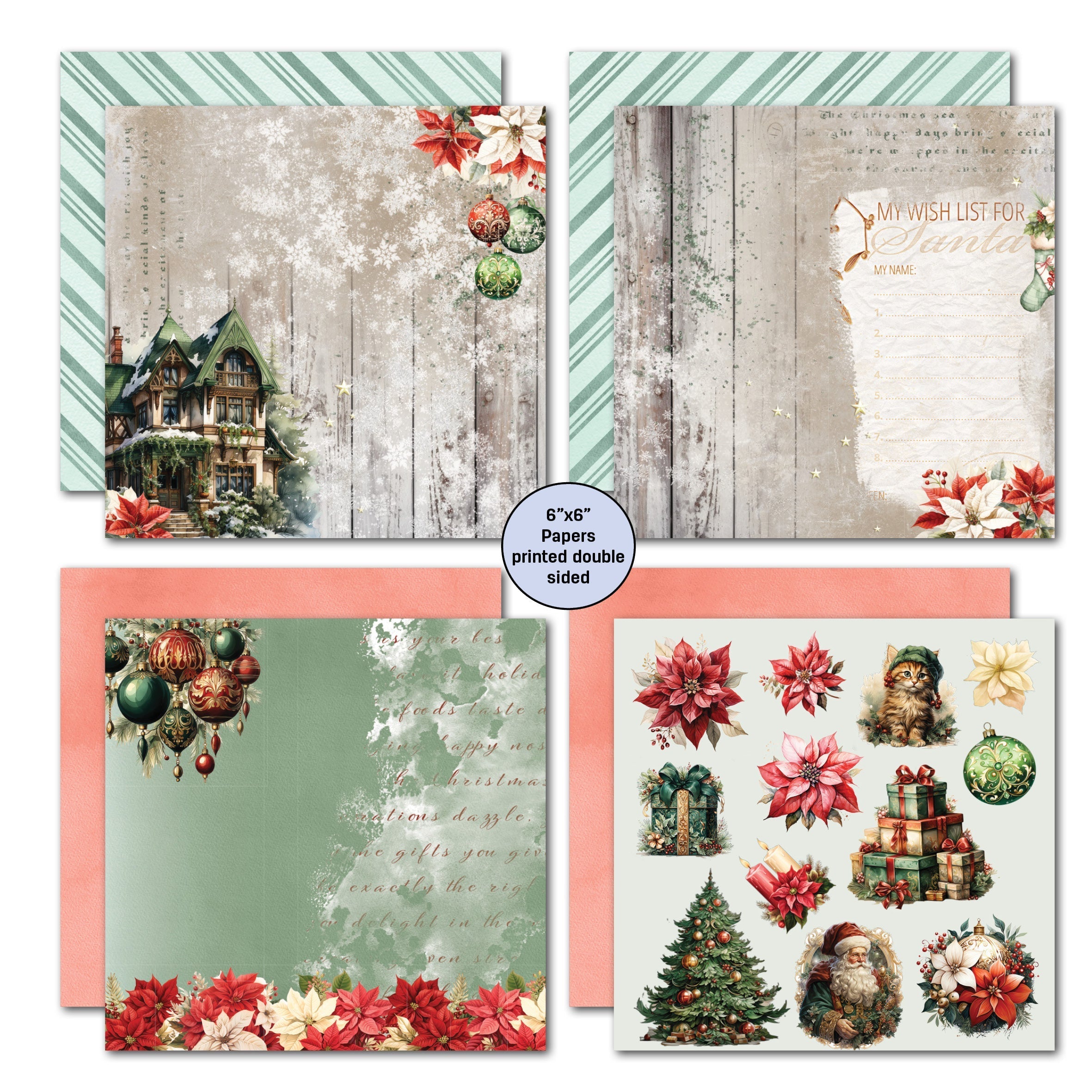 3Quarter Designs XMAS MAGIC 6x6 Paper Pack