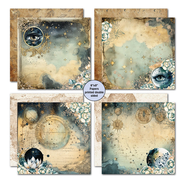 3Quarter Designs CELESTIAL SKIES 8x8 Paper Pack