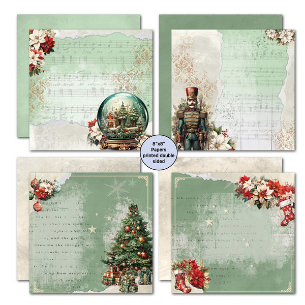 3Quarter Designs XMAS MAGIC 8x8 Paper Pack