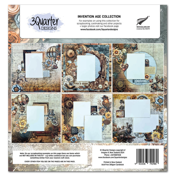 3Quarter Designs CELESTIAL SKIES 12x12 Collection Pack & Diecuts