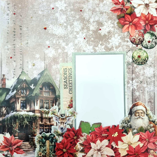 3Quarter Designs XMAS MAGIC 12x12 Collection Pack & Diecuts Set