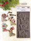 Re-Design with Prima TWINKLE PAWS Christmas Decor Moulds 5X10 Food Resin #672430