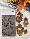 ReDesign with Prima PINECONE DOLLS Moulds Food Safe Heat Resistant Resin 5X8 #672478