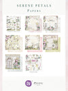 Prima SERENE PETALS Collection 12x12 Paper Pad 14 Sheets #671198