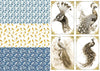 Paper Designs VINTAGE BIRDS Collection A4 Vellum Paper 10 sheets #VP_001