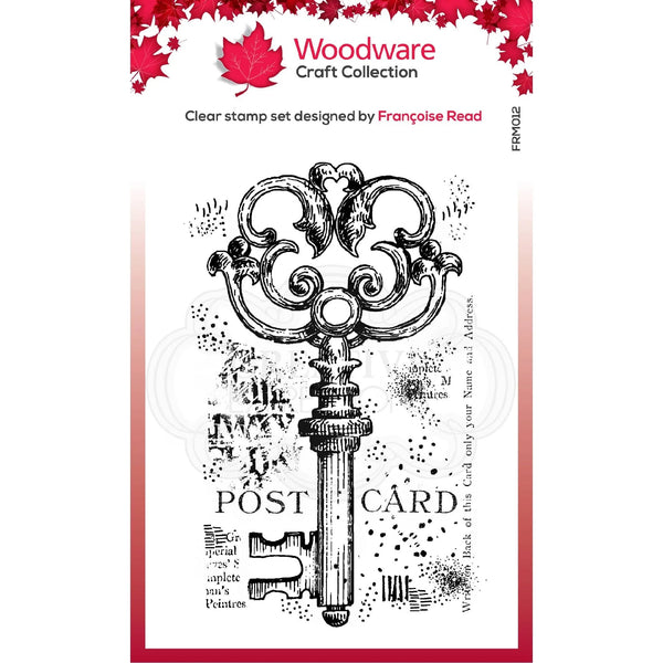Woodware Craft Collection OLD KEY Clear Stamp #FRM012