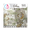 Ciao Bella WIZARD ACADEMY Deluxe Paper 6"x6" SILVER Sheets 5 Pcs #CBDS005