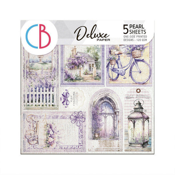 Ciao Bella MORNING in PROVENCE 6x6" PEARL Sheets 5 Pcs #CBDP003