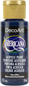 DecoArt NAVY BLUE Americana Acrylic Paint 2 oz. Bottle - #DA035