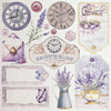 Ciao Bella MORNING in PROVENCE 6x6" PEARL Sheets 5 Pcs #CBDP003