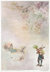 ITD Collection Easter Bunny A4 Rice Paper Set 11 Sheets #RP050