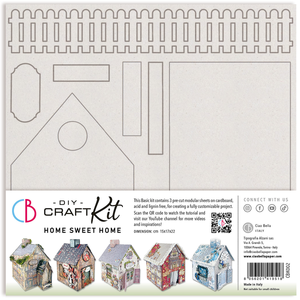 Ciao Bella HOME Sweet HOME DIY BASIC Craft Kit #CBK002