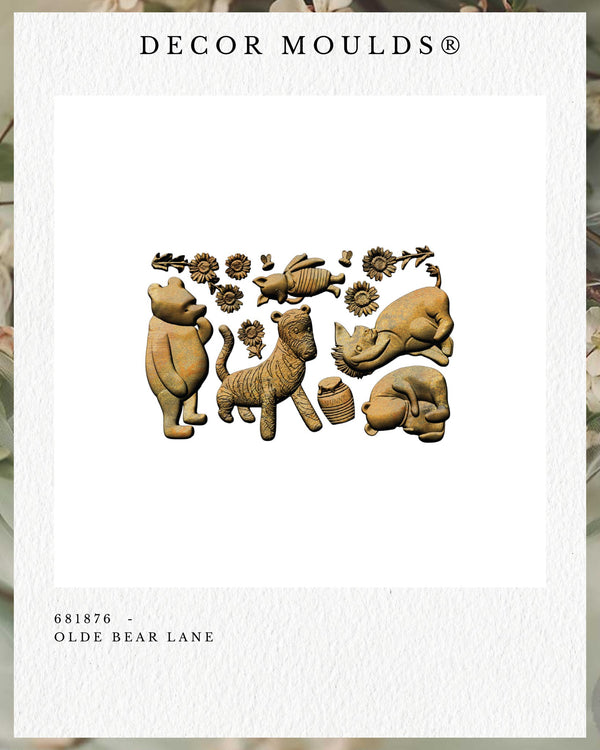 ReDesign with Prima OLDE BEAR LANE Moulds Food Safe Heat Resistant Resin 5X8" #681876