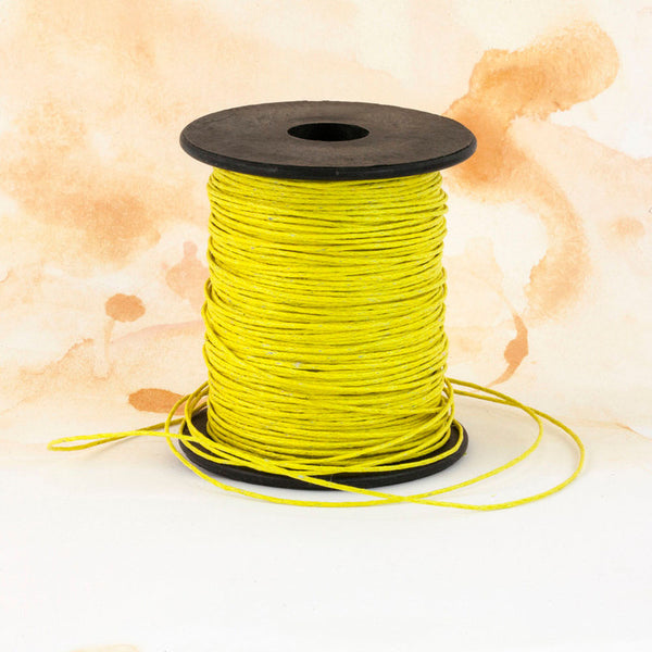 Prima SUNSHINE Yellow Wax Cord 25 yards  #576790