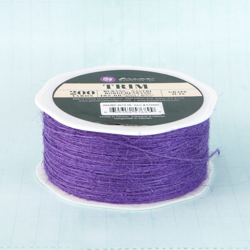 Prima GRAPE JUTE Trim Embellishment 200 yards  #576899