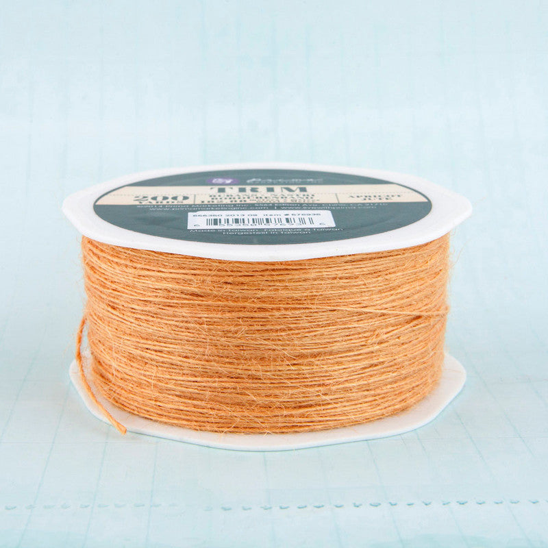 Prima APRICOT JUTE Trim Embellishment 200 yards  #576936