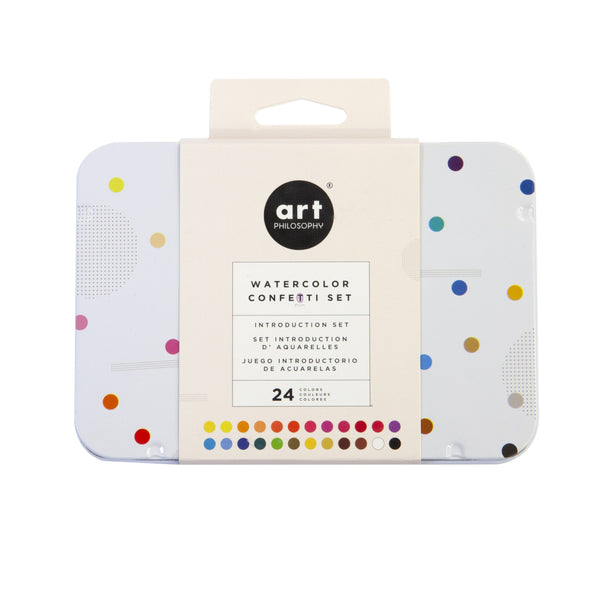 Prima Marketing Art Philosophy WATERCOLOR CONFETTI SET 24 Colors #642440