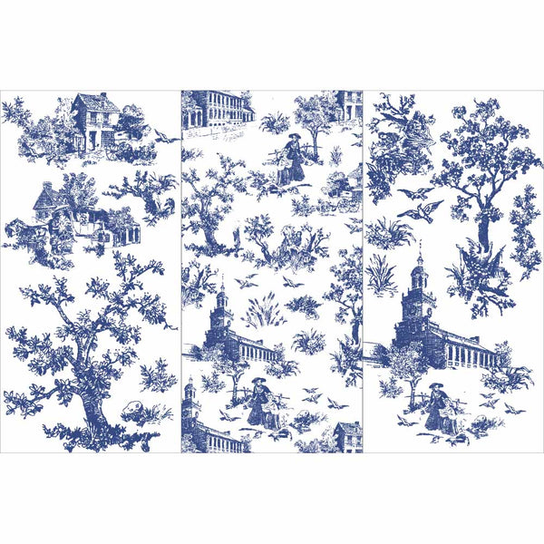 re-design Prima TOILE 6X12 Decor Furniture Decal Transfers #656744