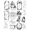 Re-Design with Prima FALL SWEET FALL Decor Stamps Clear Stamps 8.5x11 #671419