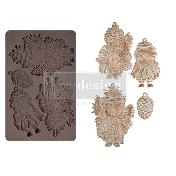 ReDesign with Prima PINECONE DOLLS Moulds Food Safe Heat Resistant Resin 5X8 #672478