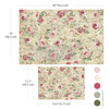 Re-Design with Prima TIMELESS CHARM Double Delight Decoupage FIBER Set 2 Sheets #676568