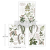 re-design with Prima GREENERY GRACE 8.5 x 11 Middy Transfers 3 sheets #676636 Limited Edition