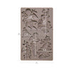 Silicone mold with animal designs and measurements on a beige background