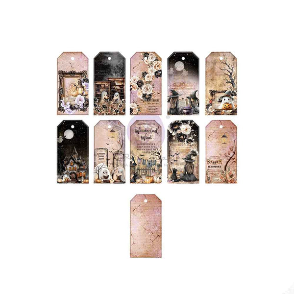 Prima BEWITCHED Halloween TAG PAD 40 pcs #677794